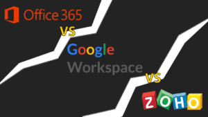Read more about the article Google Workspace vs Microsoft 365 vs Zoho